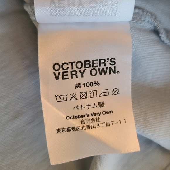 OVO Medium Rose T-Shirt in Light Blue - Picture 10 of 10